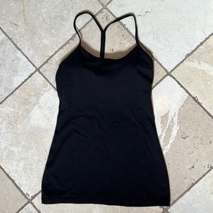 Lululemon black Y back tank